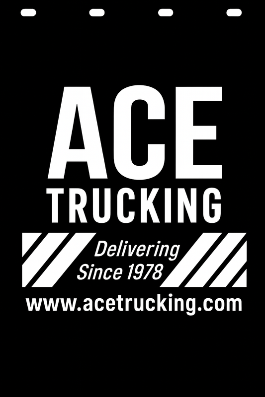 Custom Semi-Truck, Work Truck, Box Truck Mud Flap | Create Your Own Mud Flaps | Add Your Own Logo Or Text | Custom Mud Flap Template Designs v142