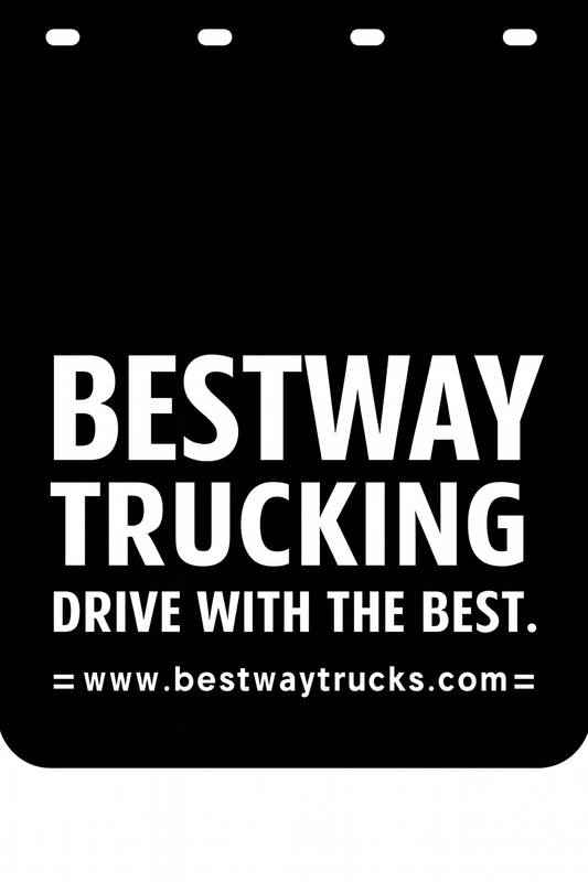 Custom Semi-Truck, Work Truck, Box Truck Mud Flap | Create Your Own Mud Flaps | Add Your Own Logo Or Text | Custom Mud Flap Template Designs v163