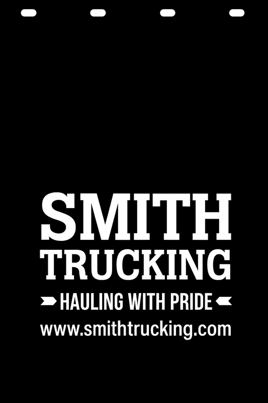 Custom Semi-Truck, Work Truck, Box Truck Mud Flap | Create Your Own Mud Flaps | Add Your Own Logo Or Text | Custom Mud Flap Template Designs v164