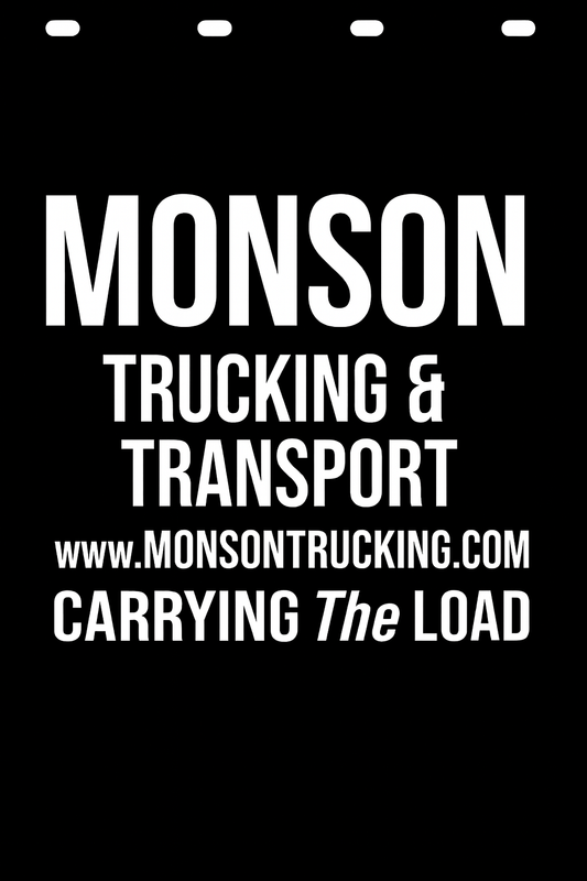 Custom Semi-Truck, Work Truck, Box Truck Mud Flap | Create Your Own Mud Flaps | Add Your Own Logo Or Text | Custom Mud Flap Template Designs v166