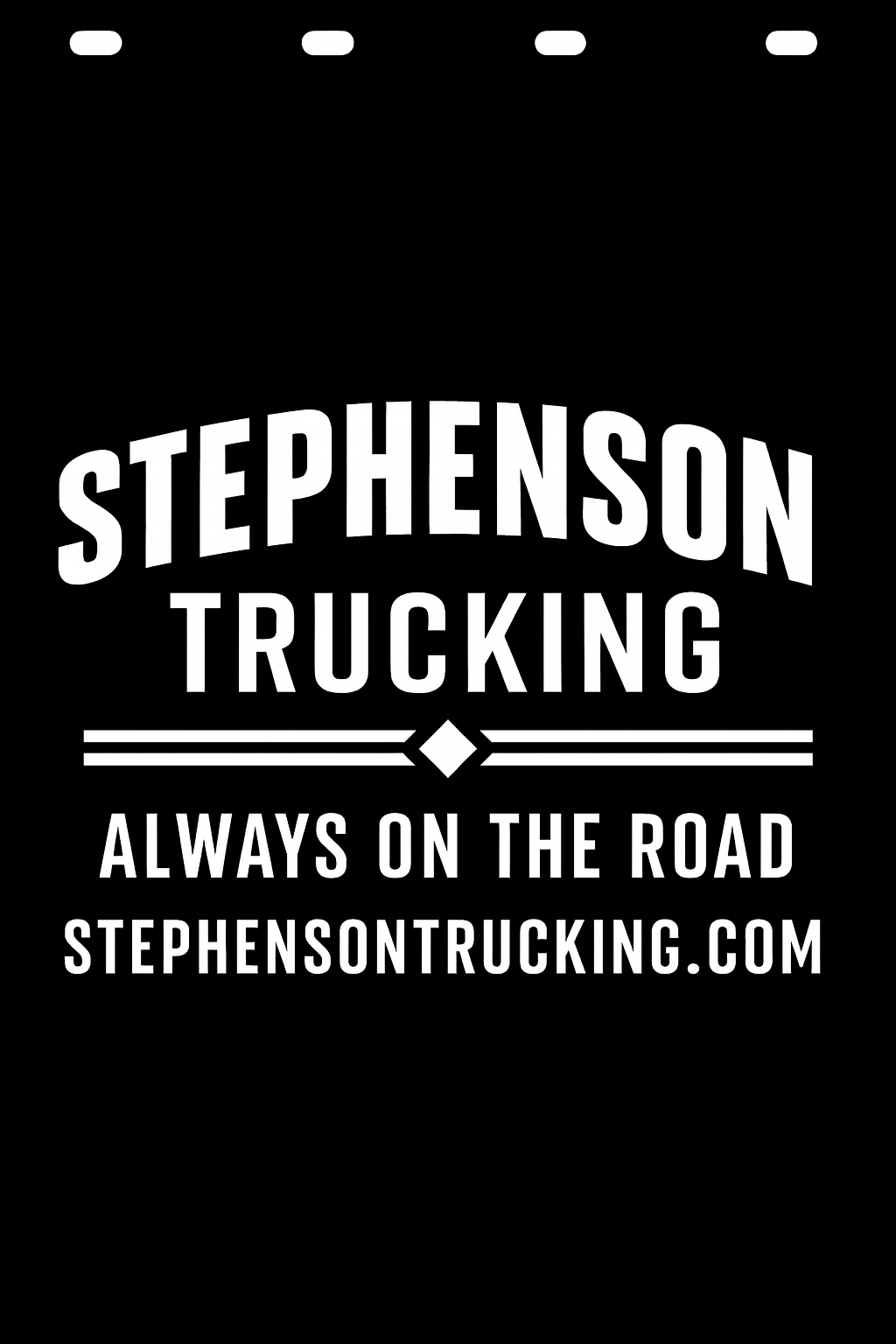 Custom Semi-Truck, Work Truck, Box Truck Mud Flap | Create Your Own Mud Flaps | Add Your Own Logo Or Text | Custom Mud Flap Template Designs v178