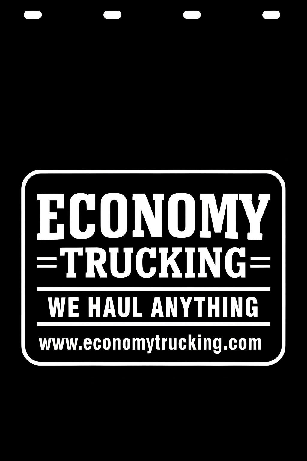 Custom Semi-Truck, Work Truck, Box Truck Mud Flap | Create Your Own Mud Flaps | Add Your Own Logo Or Text | Custom Mud Flap Template Designs v184