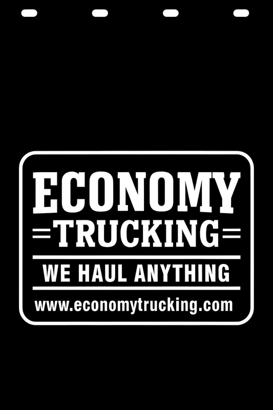 Custom Semi-Truck, Work Truck, Box Truck Mud Flap | Create Your Own Mud Flaps | Add Your Own Logo Or Text | Custom Mud Flap Template Designs v184