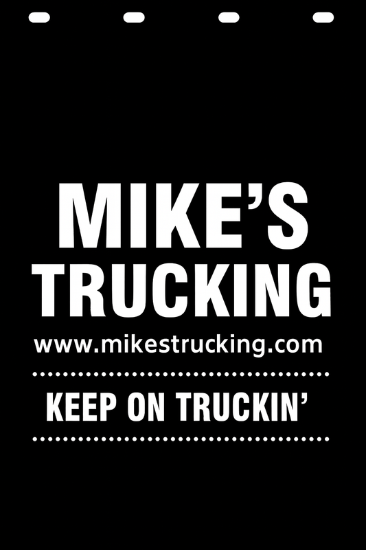 Custom Semi-Truck, Work Truck, Box Truck Mud Flap | Create Your Own Mud Flaps | Add Your Own Logo Or Text | Custom Mud Flap Template Designs v185