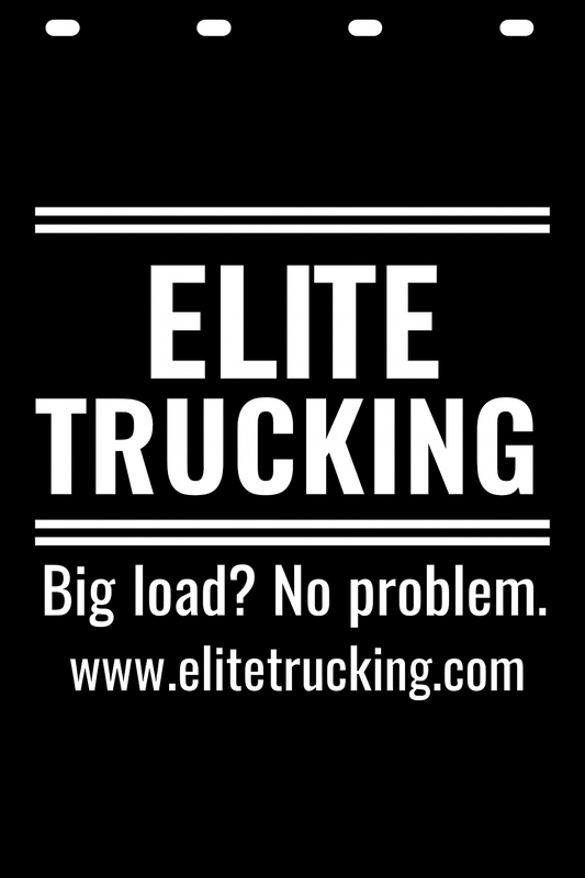 Custom Semi-Truck, Work Truck, Box Truck Mud Flap | Create Your Own Mud Flaps | Add Your Own Logo Or Text | Custom Mud Flap Template Designs v186