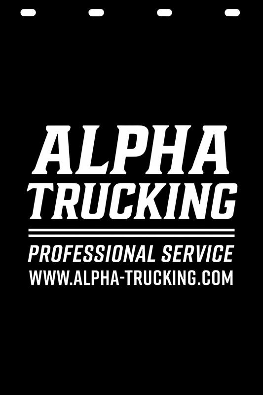 Custom Semi-Truck, Work Truck, Box Truck Mud Flap | Create Your Own Mud Flaps | Add Your Own Logo Or Text | Custom Mud Flap Template Designs v190