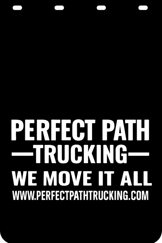 Custom Semi-Truck, Work Truck, Box Truck Mud Flap | Create Your Own Mud Flaps | Add Your Own Logo Or Text | Custom Mud Flap Template Designs v192