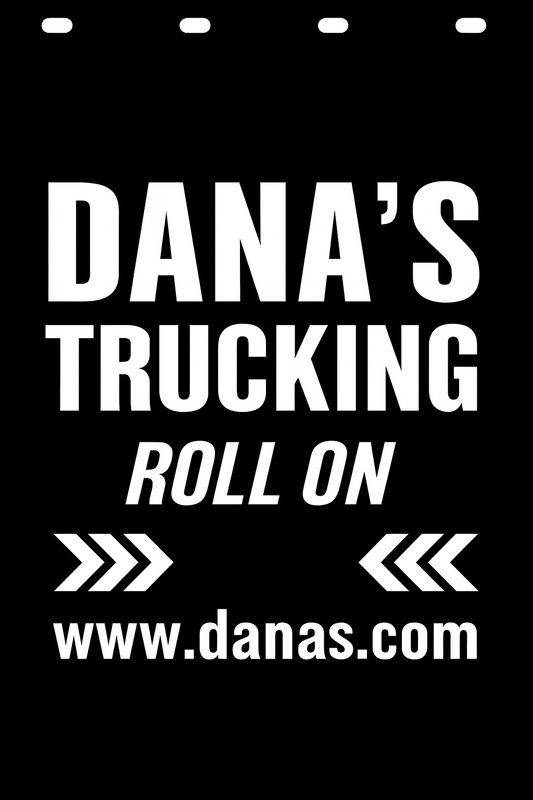 Custom Semi-Truck, Work Truck, Box Truck Mud Flap | Create Your Own Mud Flaps | Add Your Own Logo Or Text | Custom Mud Flap Template Designs v194