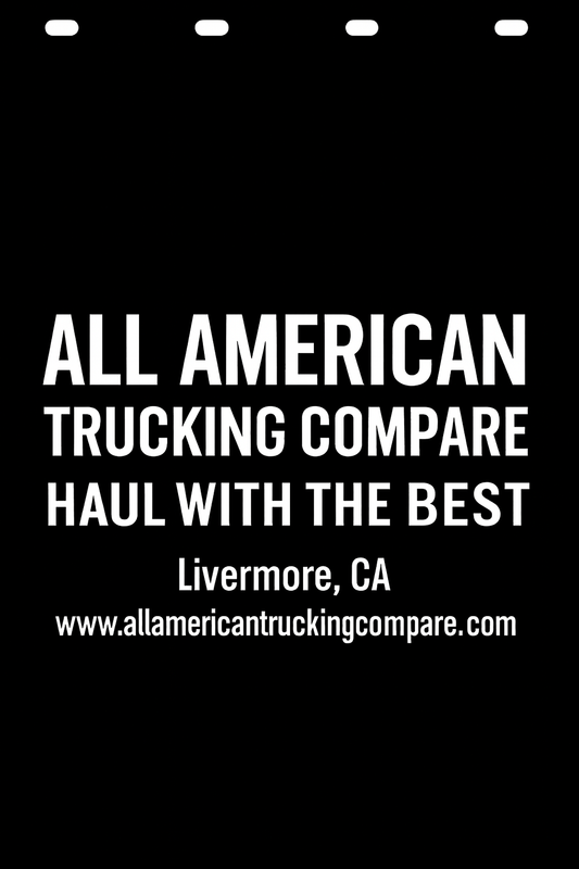 Custom Semi-Truck, Work Truck, Box Truck Mud Flap | Create Your Own Mud Flaps | Add Your Own Logo Or Text | Custom Mud Flap Template Designs v201