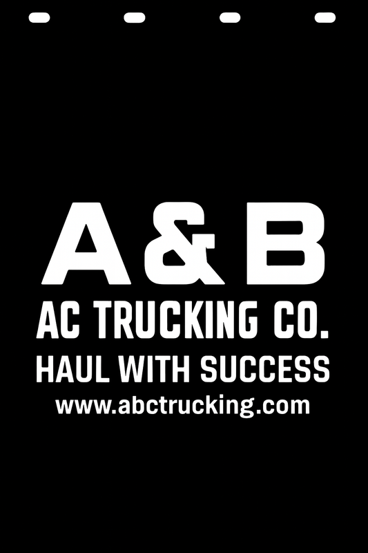 Custom Semi-Truck, Work Truck, Box Truck Mud Flap | Create Your Own Mud Flaps | Add Your Own Logo Or Text | Custom Mud Flap Template Designs v212
