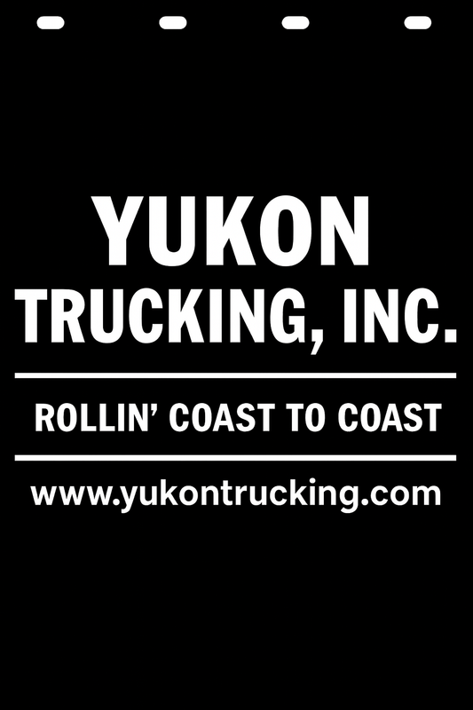 Custom Semi-Truck, Work Truck, Box Truck Mud Flap | Create Your Own Mud Flaps | Add Your Own Logo Or Text | Custom Mud Flap Template Designs v218
