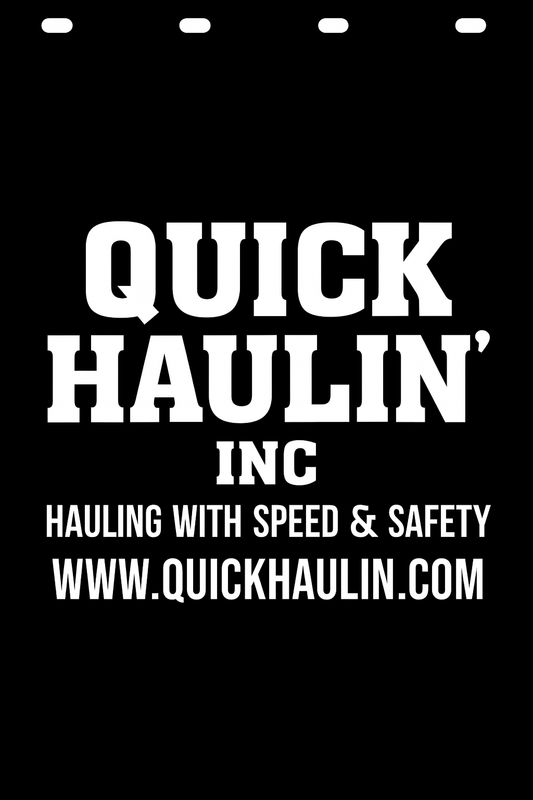 Custom Semi-Truck, Work Truck, Box Truck Mud Flap | Create Your Own Mud Flaps | Add Your Own Logo Or Text | Custom Mud Flap Template Designs v219