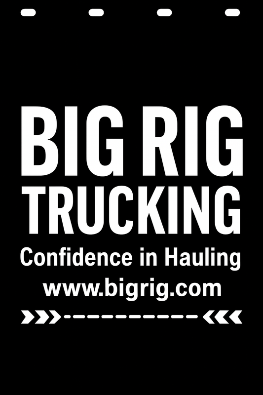 Custom Semi-Truck, Work Truck, Box Truck Mud Flap | Create Your Own Mud Flaps | Add Your Own Logo Or Text | Custom Mud Flap Template Designs v224