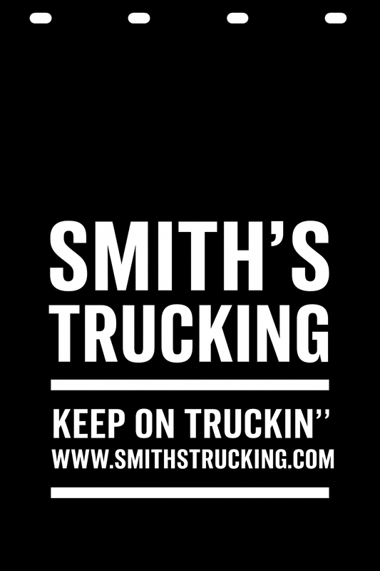 Custom Semi-Truck, Work Truck, Box Truck Mud Flap | Create Your Own Mud Flaps | Add Your Own Logo Or Text | Custom Mud Flap Template Designs v225