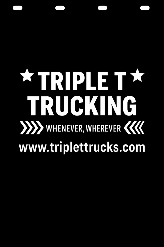 Custom Semi-Truck, Work Truck, Box Truck Mud Flap | Create Your Own Mud Flaps | Add Your Own Logo Or Text | Custom Mud Flap Template Designs v231