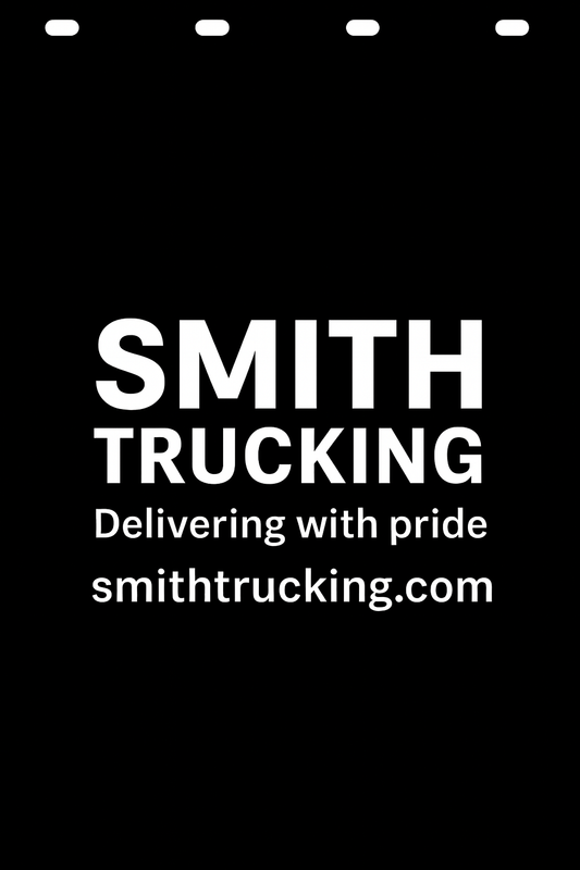 Custom Semi-Truck, Work Truck, Box Truck Mud Flap | Create Your Own Mud Flaps | Add Your Own Logo Or Text | Custom Mud Flap Template Designs v233