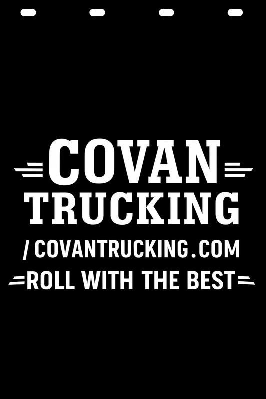 Custom Semi-Truck, Work Truck, Box Truck Mud Flap | Create Your Own Mud Flaps | Add Your Own Logo Or Text | Custom Mud Flap Template Designs v238