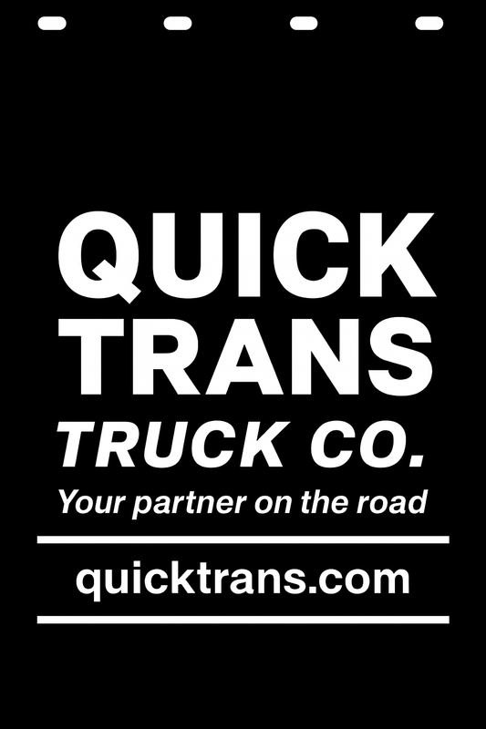 Custom Semi-Truck, Work Truck, Box Truck Mud Flap | Create Your Own Mud Flaps | Add Your Own Logo Or Text | Custom Mud Flap Template Designs v245