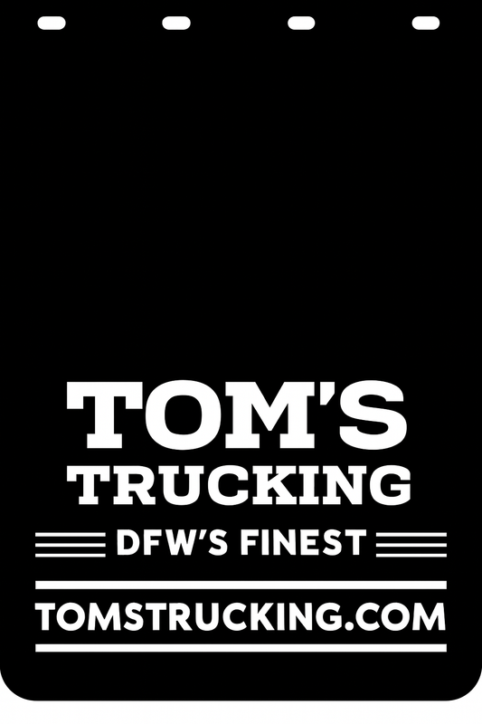 Custom Semi-Truck, Work Truck, Box Truck Mud Flap | Create Your Own Mud Flaps | Add Your Own Logo Or Text | Custom Mud Flap Template Designs v253