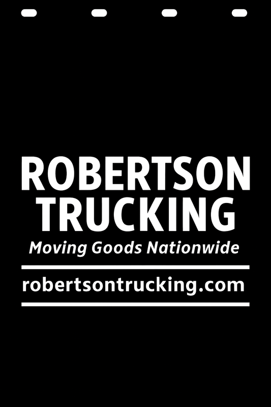 Custom Semi-Truck, Work Truck, Box Truck Mud Flap | Create Your Own Mud Flaps | Add Your Own Logo Or Text | Custom Mud Flap Template Designs v256