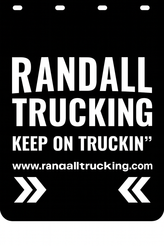 Custom Semi-Truck, Work Truck, Box Truck Mud Flap | Create Your Own Mud Flaps | Add Your Own Logo Or Text | Custom Mud Flap Template Designs v257