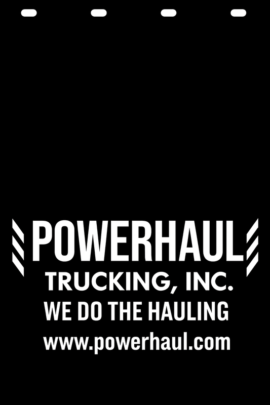 Custom Semi-Truck, Work Truck, Box Truck Mud Flap | Create Your Own Mud Flaps | Add Your Own Logo Or Text | Custom Mud Flap Template Designs v263