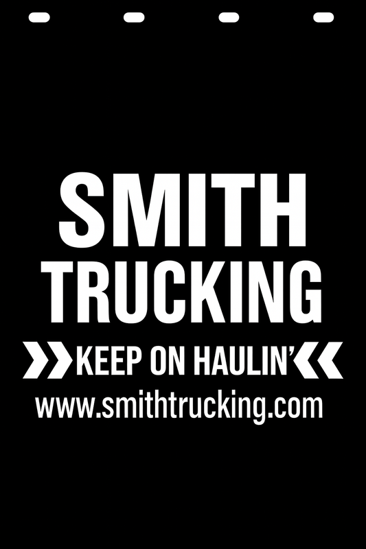 Custom Semi-Truck, Work Truck, Box Truck Mud Flap | Create Your Own Mud Flaps | Add Your Own Logo Or Text | Custom Mud Flap Template Designs v264