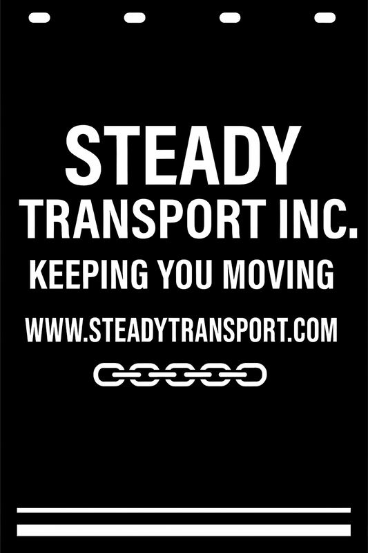 Custom Semi-Truck, Work Truck, Box Truck Mud Flap | Create Your Own Mud Flaps | Add Your Own Logo Or Text | Custom Mud Flap Template Designs v267