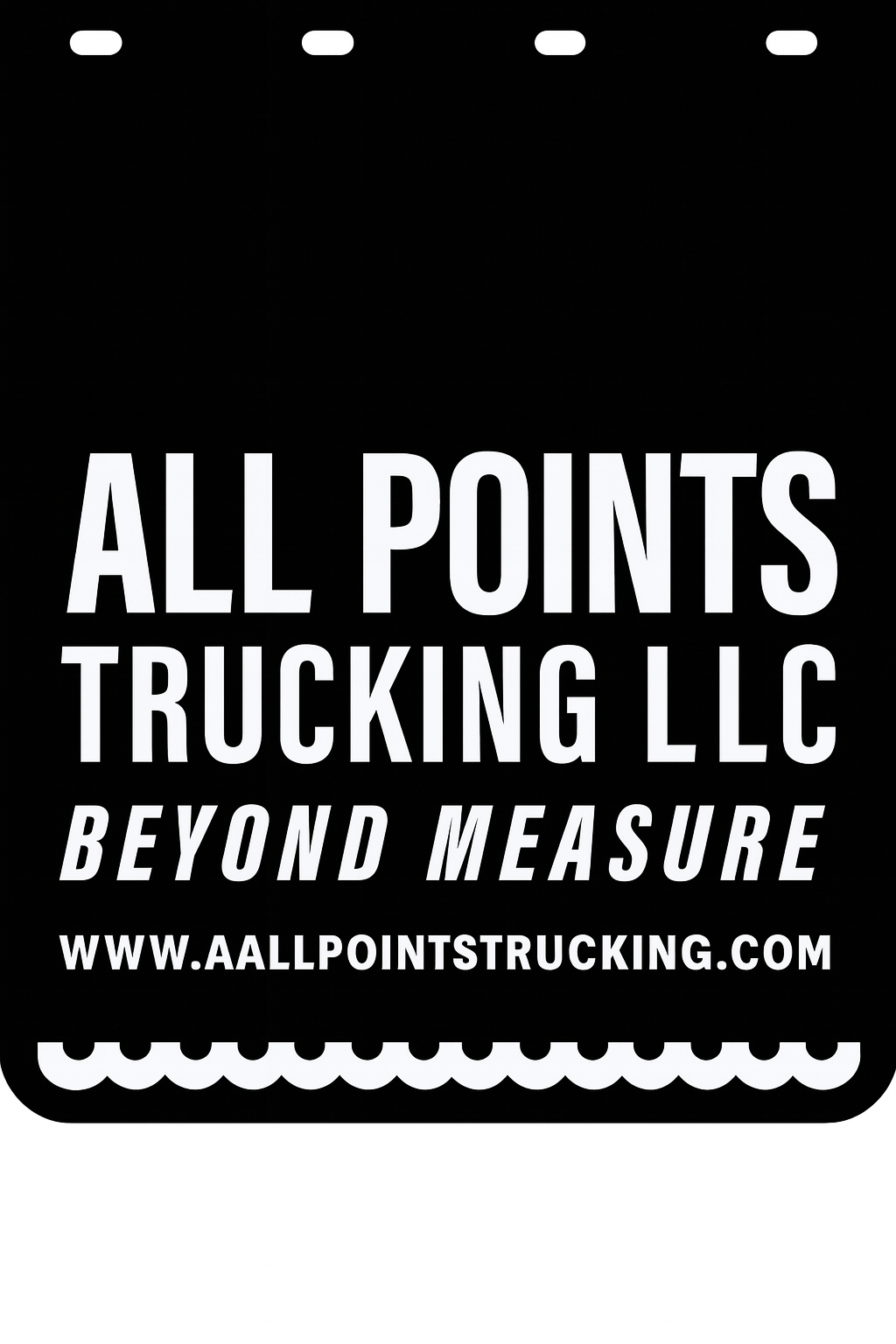Custom Semi-Truck, Work Truck, Box Truck Mud Flap | Create Your Own Mud Flaps | Add Your Own Logo Or Text | Custom Mud Flap Template Designs v270