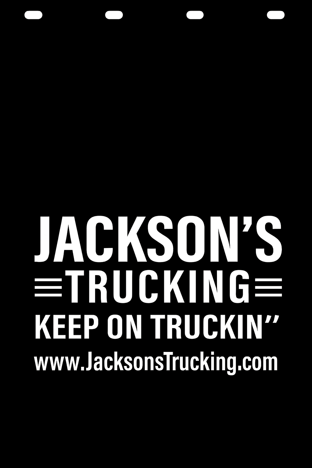 Custom Semi-Truck, Work Truck, Box Truck Mud Flap | Create Your Own Mud Flaps | Add Your Own Logo Or Text | Custom Mud Flap Template Designs v278