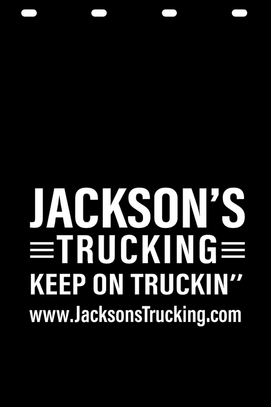 Custom Semi-Truck, Work Truck, Box Truck Mud Flap | Create Your Own Mud Flaps | Add Your Own Logo Or Text | Custom Mud Flap Template Designs v278