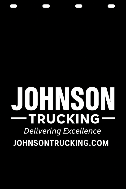 Custom Semi-Truck, Work Truck, Box Truck Mud Flap | Create Your Own Mud Flaps | Add Your Own Logo Or Text | Custom Mud Flap Template Designs v278