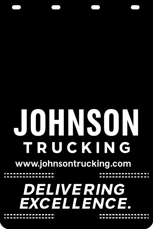 Custom Semi-Truck, Work Truck, Box Truck Mud Flap | Create Your Own Mud Flaps | Add Your Own Logo Or Text | Custom Mud Flap Template Designs v278