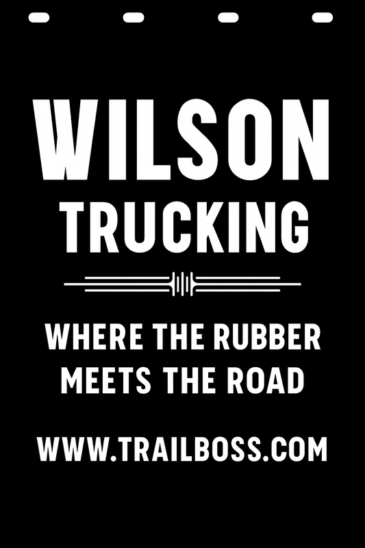 Custom Semi-Truck, Work Truck, Box Truck Mud Flap | Create Your Own Mud Flaps | Add Your Own Logo Or Text | Custom Mud Flap Template Designs v278