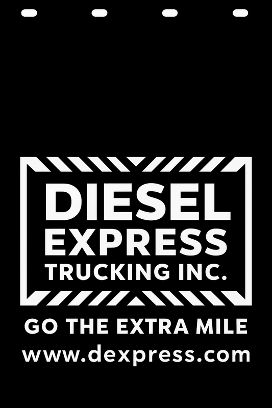 Custom Semi-Truck, Work Truck, Box Truck Mud Flap | Create Your Own Mud Flaps | Add Your Own Logo Or Text | Custom Mud Flap Template Designs v278