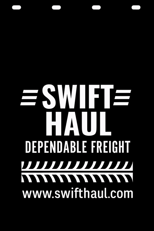 Custom Semi-Truck, Work Truck, Box Truck Mud Flap | Create Your Own Mud Flaps | Add Your Own Logo Or Text | Custom Mud Flap Template Designs v278