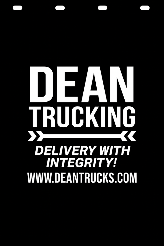 Custom Semi-Truck, Work Truck, Box Truck Mud Flap | Create Your Own Mud Flaps | Add Your Own Logo Or Text | Custom Mud Flap Template Designs v278