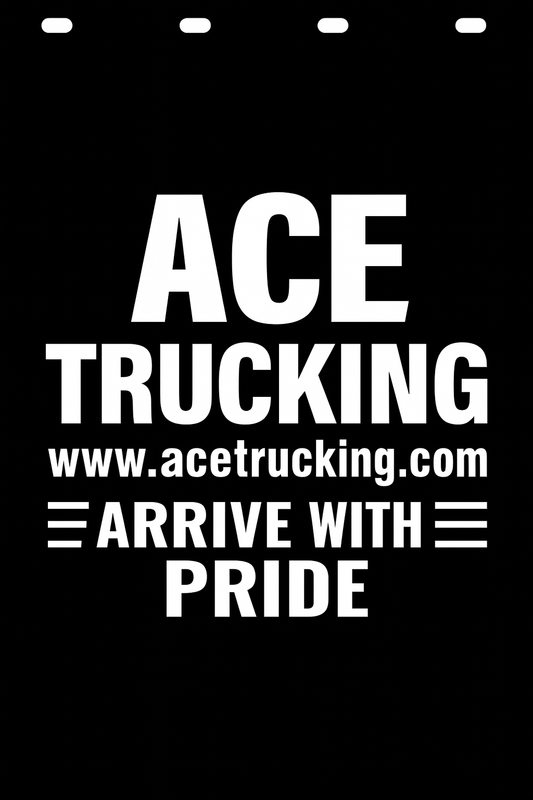 Custom Semi-Truck, Work Truck, Box Truck Mud Flap | Create Your Own Mud Flaps | Add Your Own Logo Or Text | Custom Mud Flap Template Designs v278