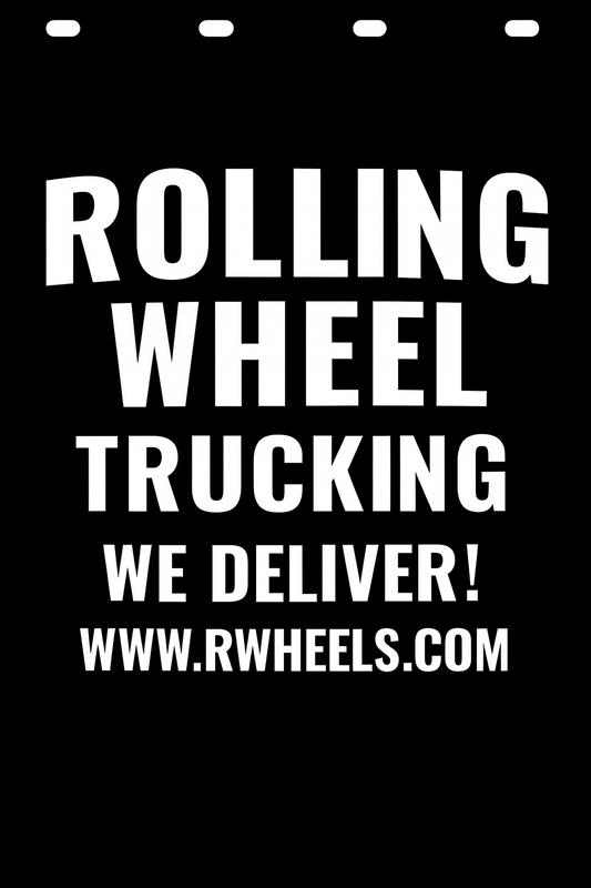 Custom Semi-Truck, Work Truck, Box Truck Mud Flap | Create Your Own Mud Flaps | Add Your Own Logo Or Text | Custom Mud Flap Template Designs v278