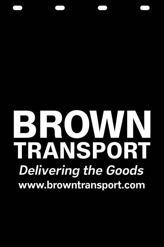 Custom Semi-Truck, Work Truck, Box Truck Mud Flap | Create Your Own Mud Flaps | Add Your Own Logo Or Text | Custom Mud Flap Template Designs v278