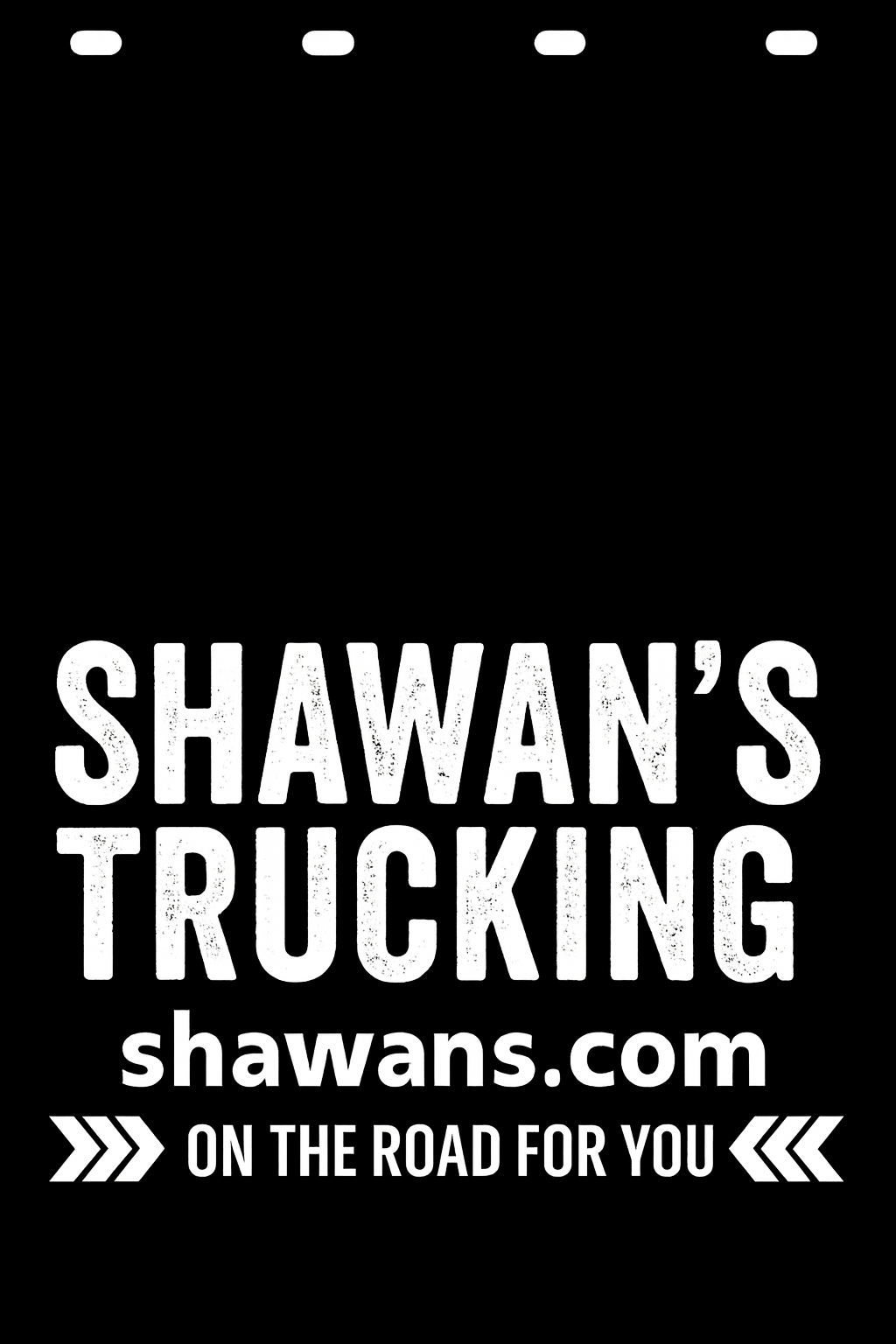 Custom Semi-Truck, Work Truck, Box Truck Mud Flap | Create Your Own Mud Flaps | Add Your Own Logo Or Text | Custom Mud Flap Template Designs v278