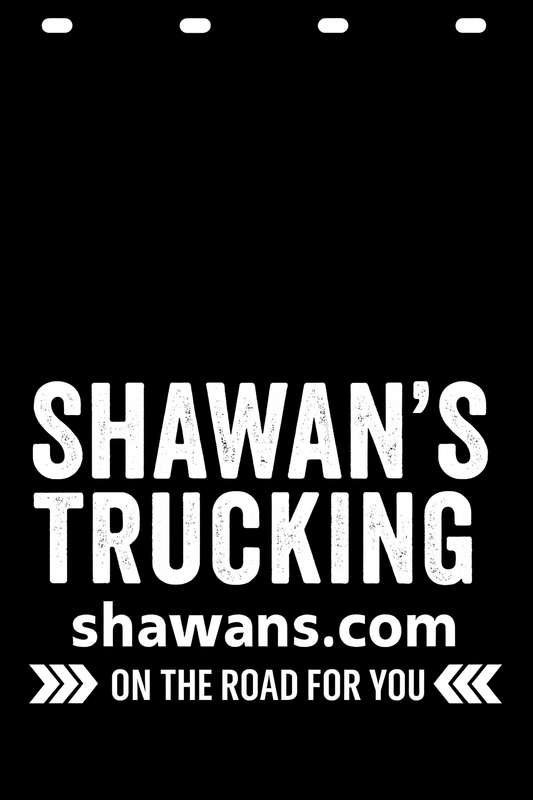 Custom Semi-Truck, Work Truck, Box Truck Mud Flap | Create Your Own Mud Flaps | Add Your Own Logo Or Text | Custom Mud Flap Template Designs v278