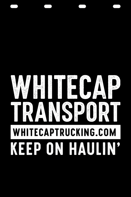 Custom Semi-Truck, Work Truck, Box Truck Mud Flap | Create Your Own Mud Flaps | Add Your Own Logo Or Text | Custom Mud Flap Template Designs v278