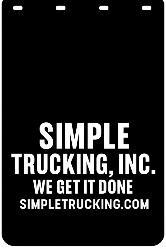 Custom Semi-Truck, Work Truck, Box Truck Mud Flap | Create Your Own Mud Flaps | Add Your Own Logo Or Text | Custom Mud Flap Template Designs v278