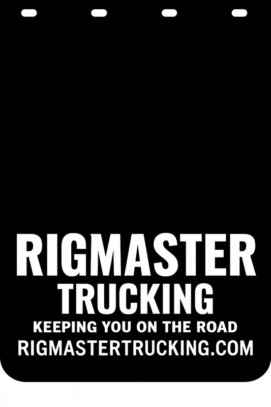 Custom Semi-Truck, Work Truck, Box Truck Mud Flap | Create Your Own Mud Flaps | Add Your Own Logo Or Text | Custom Mud Flap Template Designs v278