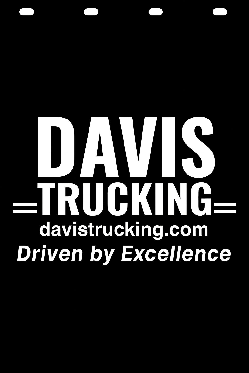 Custom Semi-Truck, Work Truck, Box Truck Mud Flap | Create Your Own Mud Flaps | Add Your Own Logo Or Text | Custom Mud Flap Template Designs v278