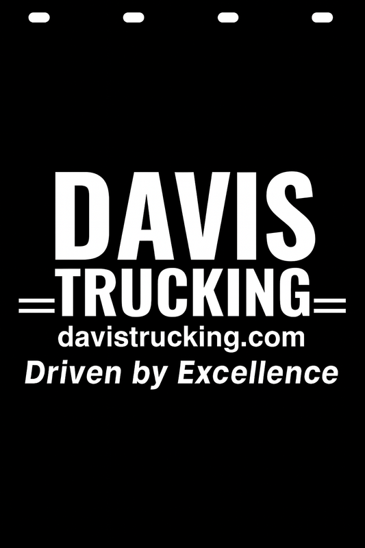 Custom Semi-Truck, Work Truck, Box Truck Mud Flap | Create Your Own Mud Flaps | Add Your Own Logo Or Text | Custom Mud Flap Template Designs v278