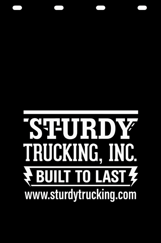 Custom Semi-Truck, Work Truck, Box Truck Mud Flap | Create Your Own Mud Flaps | Add Your Own Logo Or Text | Custom Mud Flap Template Designs v278