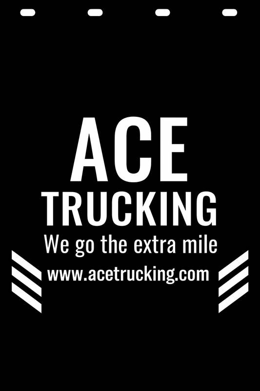 Custom Semi-Truck, Work Truck, Box Truck Mud Flap | Create Your Own Mud Flaps | Add Your Own Logo Or Text | Custom Mud Flap Template Designs v278