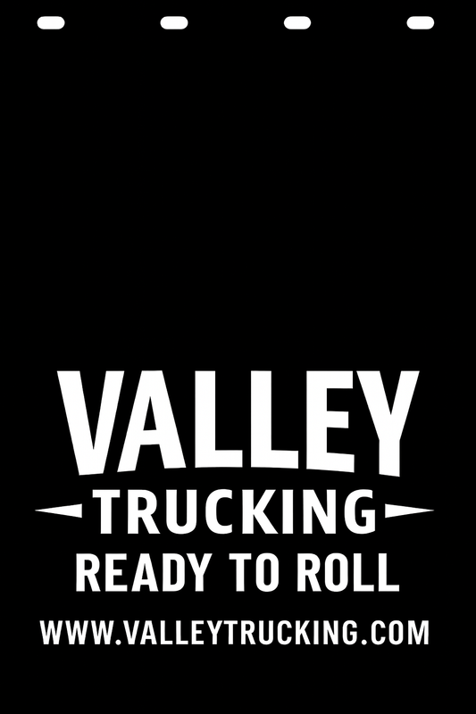 Custom Semi-Truck, Work Truck, Box Truck Mud Flap | Create Your Own Mud Flaps | Add Your Own Logo Or Text | Custom Mud Flap Template Designs v278